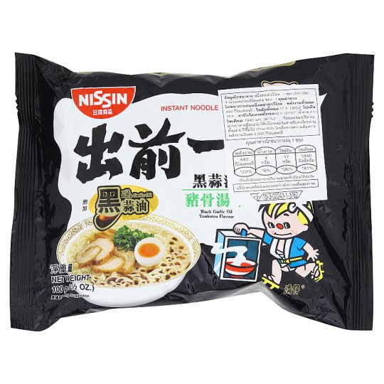 Nissin Demae Ramen Black Garlic Oil Tonkotsu Flavour Instant Noodle ...